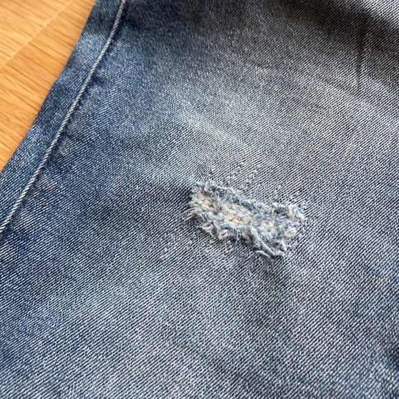 Everlane Authentic Stretch High-Rise Skinny 25 Ankle EUC Distressed - Picture 10 of 14